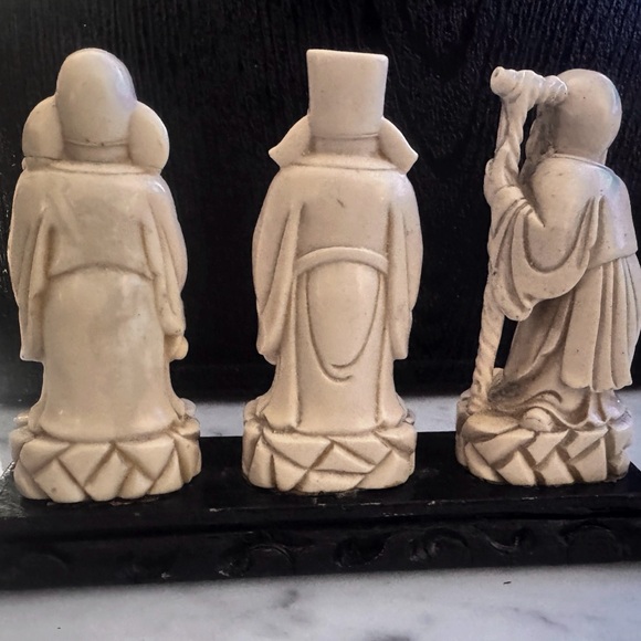 Chinese Gods of Fu Lu Shou figurine - Picture 10 of 12